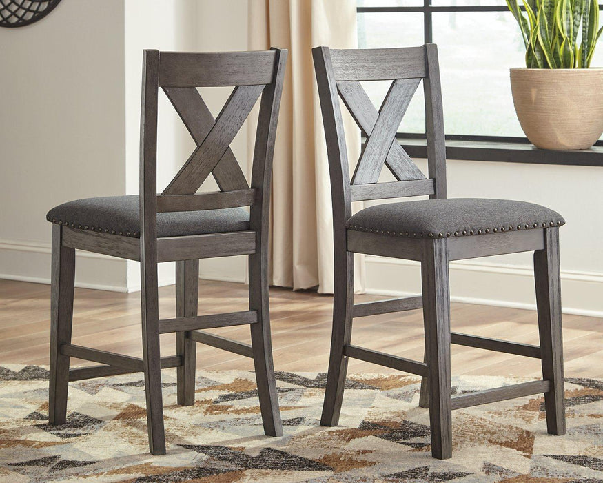 Caitbrook Counter Height Upholstered Bar Stool - American Home Express Outlet (San Antonio, TX)