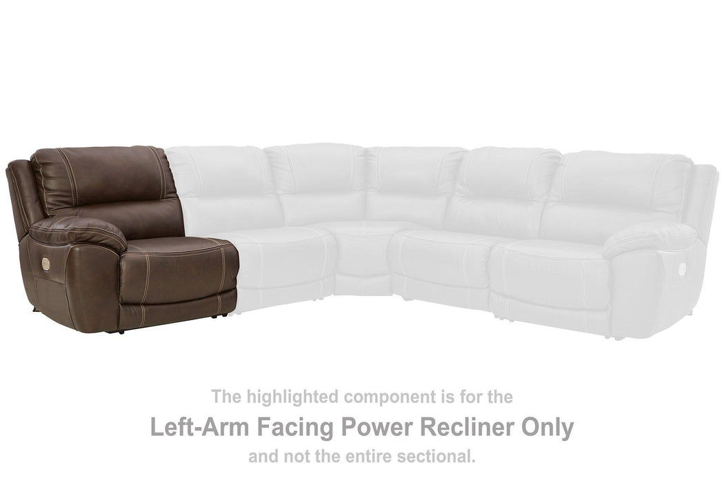 Dunleith Power Reclining Sectional Loveseat - American Home Express Outlet (San Antonio, TX)