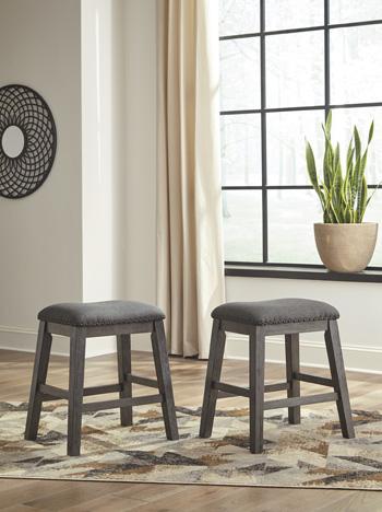 Caitbrook Counter Height Upholstered Bar Stool - American Home Express Outlet (San Antonio, TX)