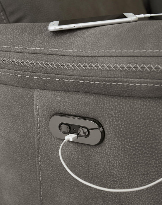 Next-Gen DuraPella Power Reclining Loveseat with Console - American Home Express Outlet (San Antonio, TX)