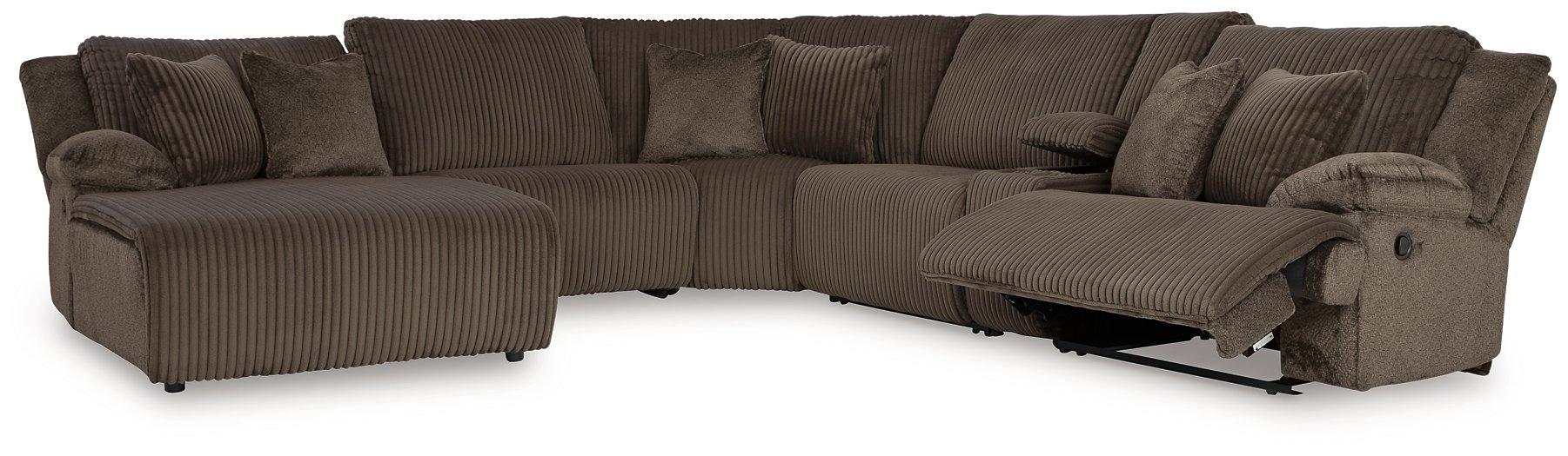 Top Tier Reclining Sectional with Chaise - American Home Express Outlet (San Antonio, TX)