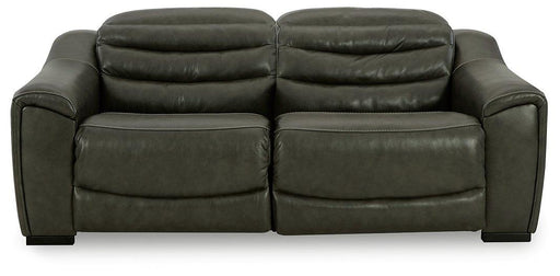 Center Line Power Reclining Sectional Loveseat - American Home Express Outlet (San Antonio, TX)