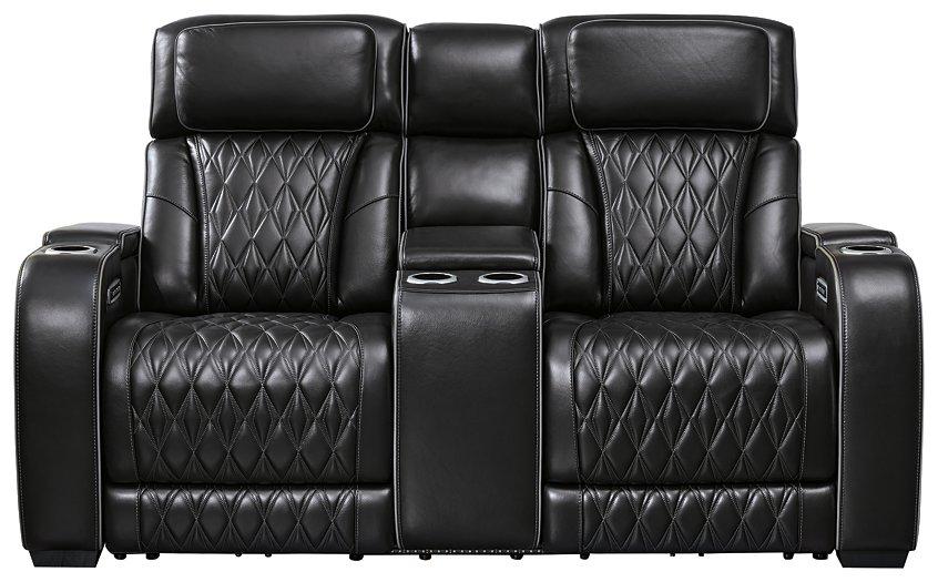 Boyington Power Reclining Loveseat with Console - American Home Express Outlet (San Antonio, TX)