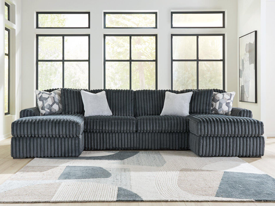 Midnight-Madness Sectional with Chaise - American Home Express Outlet (San Antonio, TX)
