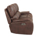 Atlantis Power Motion Sofa with Power Motion Head Recliner in Heritage Brown - American Home Express Outlet (San Antonio, TX)