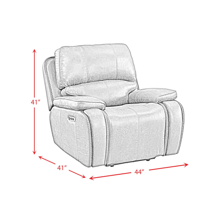 Atlantis Power Motion Recliner with Power Head Recliner in Heritage Brown - American Home Express Outlet (San Antonio, TX)