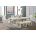 Avalanche Dining Bench in Antique White - American Home Express Outlet (San Antonio, TX)