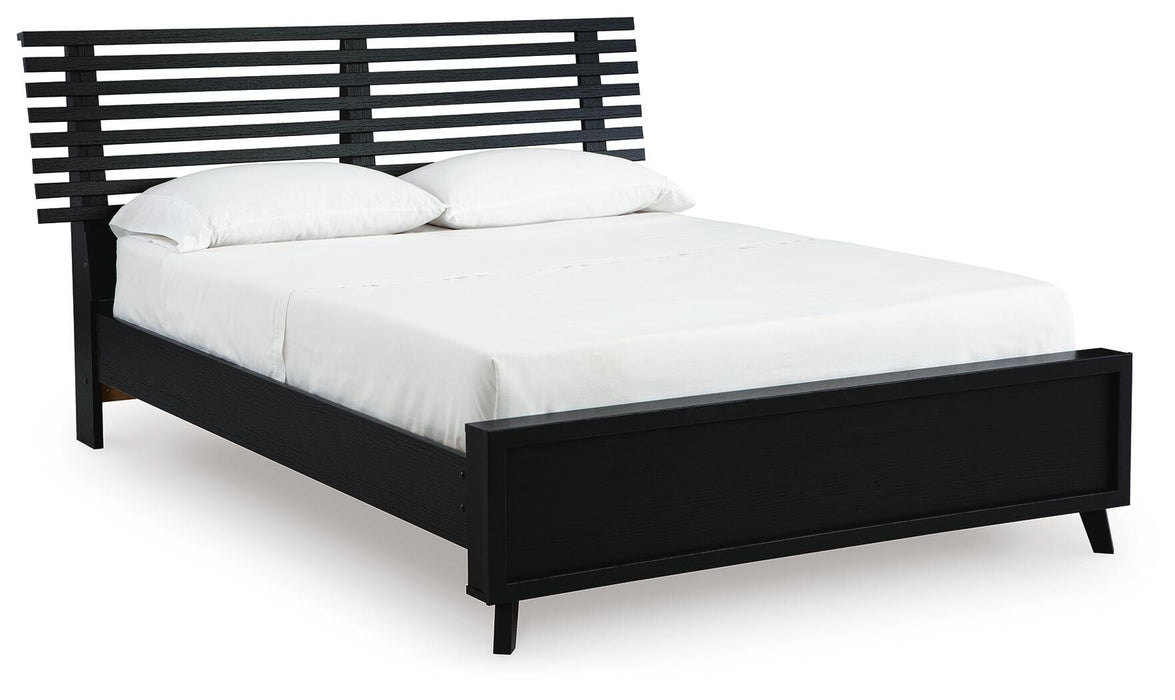 Danziar Queen Slat Bed - American Home Express Outlet (San Antonio, TX)