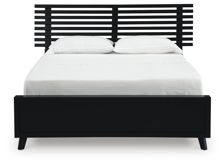 Danziar Queen Slat Bed - American Home Express Outlet (San Antonio, TX)