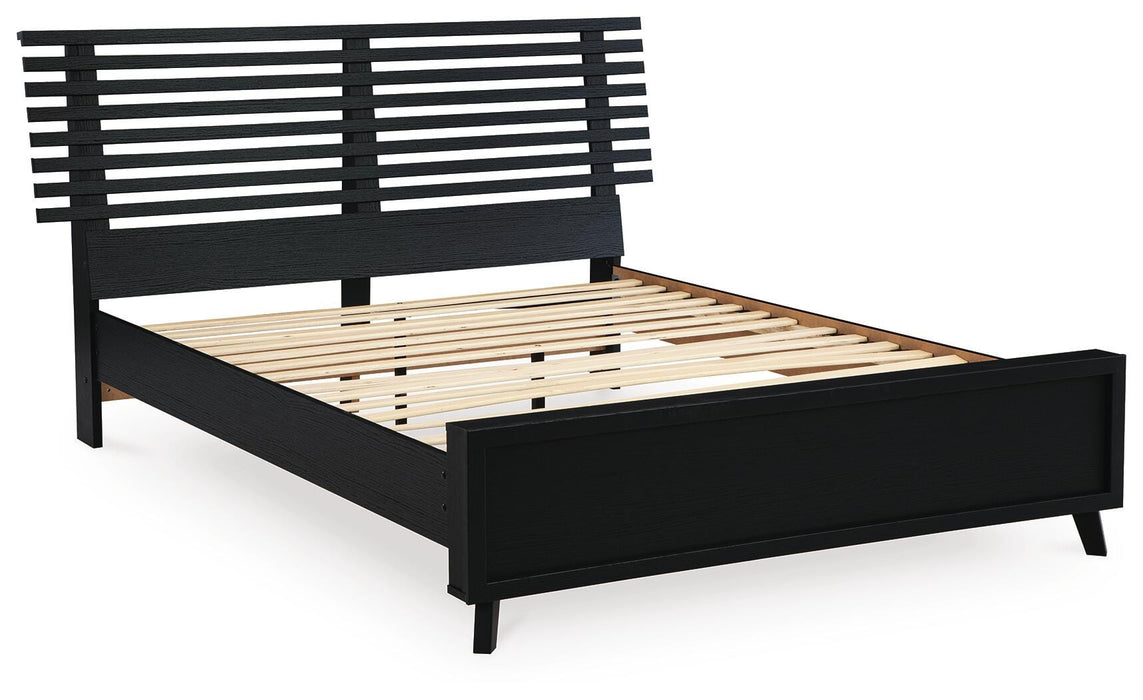 Danziar Queen Slat Bed - American Home Express Outlet (San Antonio, TX)