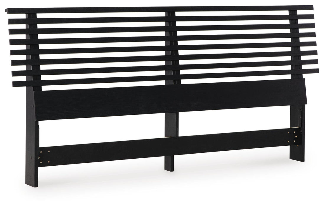 Danziar Queen Slat Bed - American Home Express Outlet (San Antonio, TX)