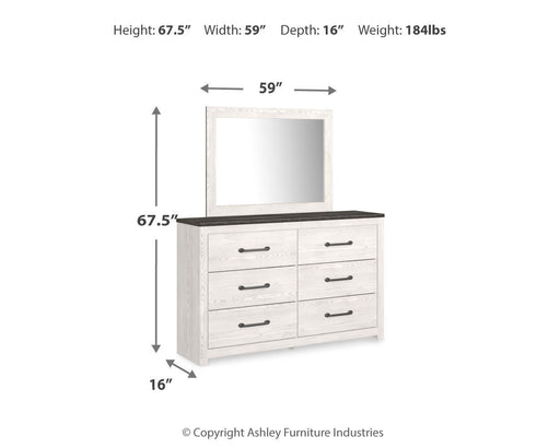 Gerridan Dresser and Mirror - American Home Express Outlet (San Antonio, TX)