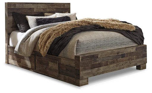 Derekson Bed with 2 Side Storage - American Home Express Outlet (San Antonio, TX)
