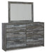 Baystorm Dresser and Mirror - American Home Express Outlet (San Antonio, TX)