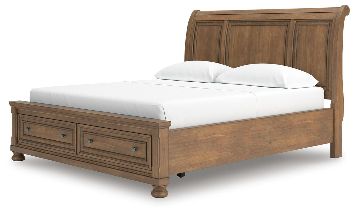 Feddinger Panel Storage Bed - American Home Express Outlet (San Antonio, TX)