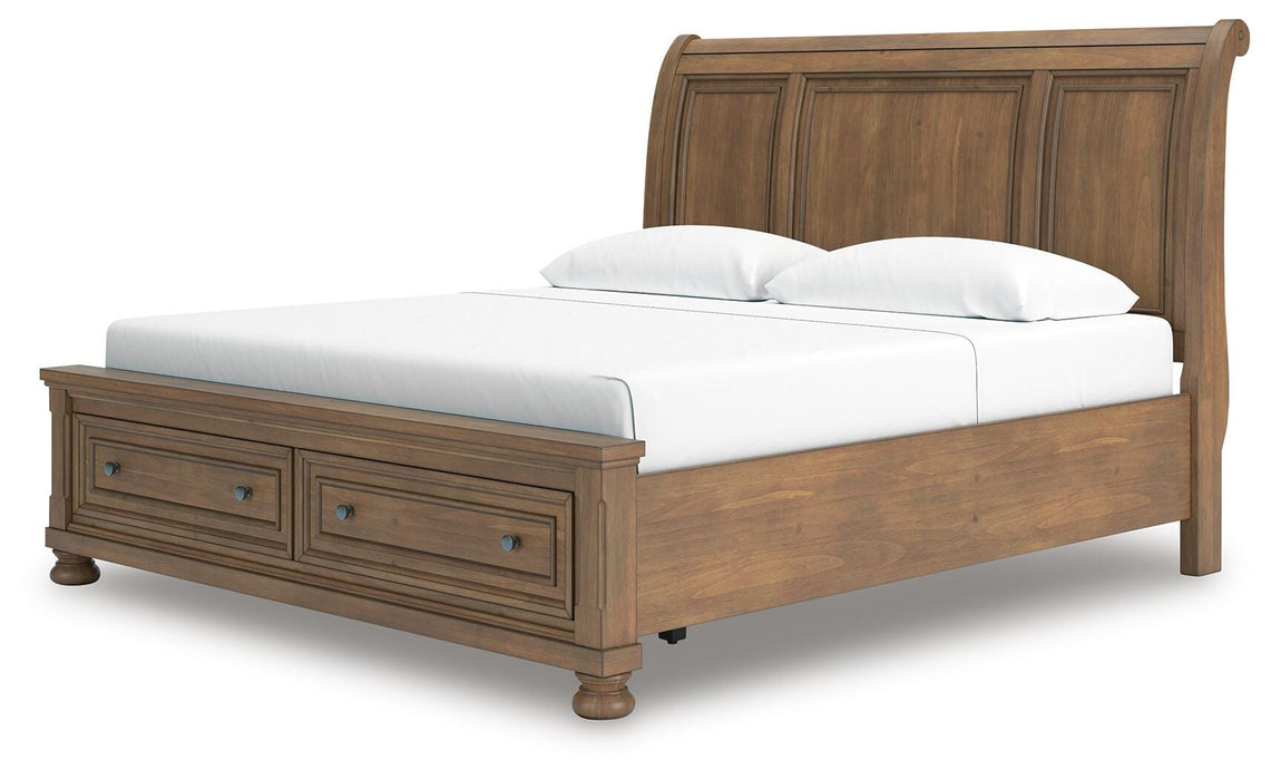 Feddinger Panel Storage Bed - American Home Express Outlet (San Antonio, TX)