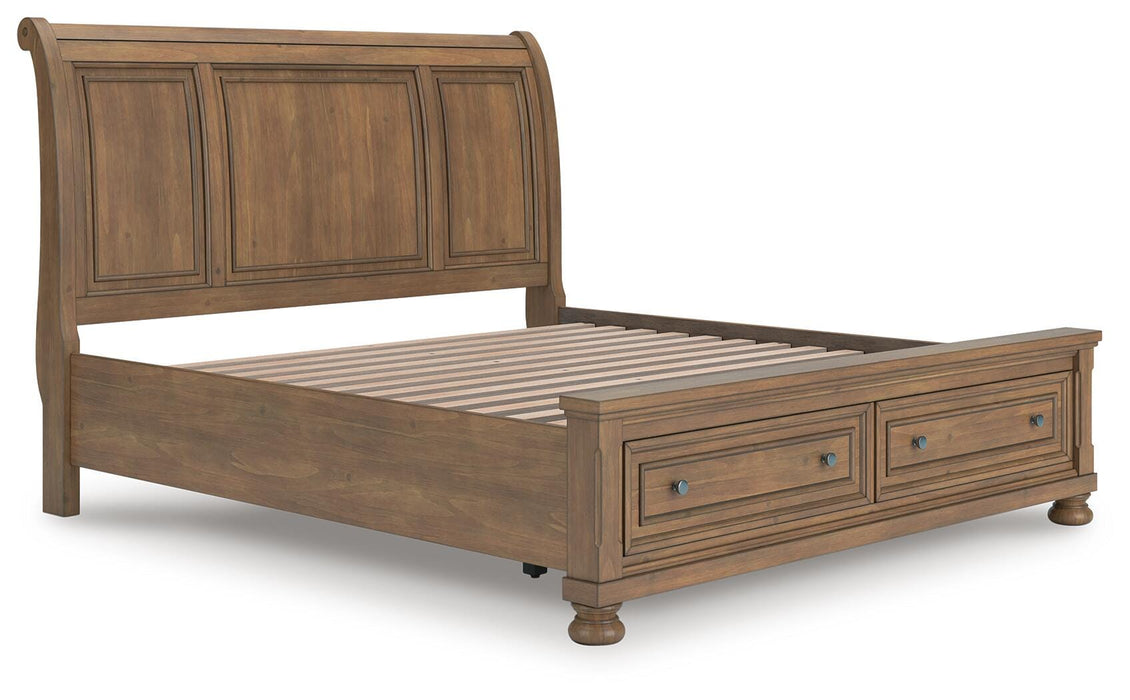 Feddinger Panel Storage Bed - American Home Express Outlet (San Antonio, TX)