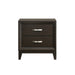 Beaumont 2-Drawer Nightstand in Merlot - American Home Express Outlet (San Antonio, TX)