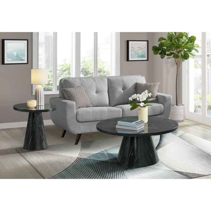 Bellini Round Occasional Coffee Table Complete in Grey