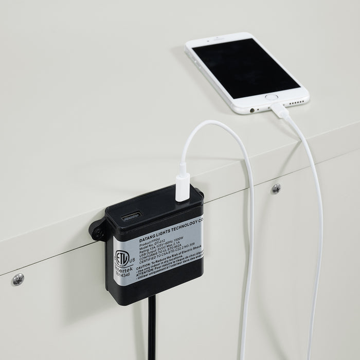 Bridgestone 2-Drawer Nightstand with USB - American Home Express Outlet (San Antonio, TX)