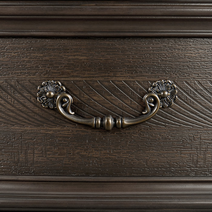 Brunswick Dresser and Mirror Set in Mahogany - American Home Express Outlet (San Antonio, TX)