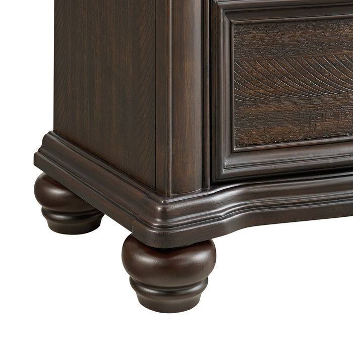 Brunswick 5-Drawer Chest in Mahogany - American Home Express Outlet (San Antonio, TX)