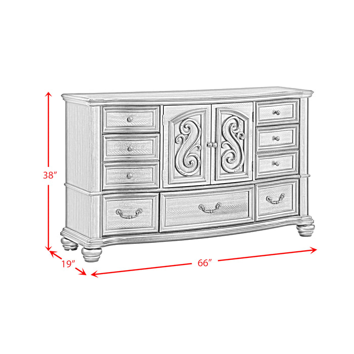 Brunswick 7-Drawer Dresser in Mahogany - American Home Express Outlet (San Antonio, TX)