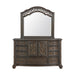 Brunswick Dresser and Mirror Set in Mahogany - American Home Express Outlet (San Antonio, TX)