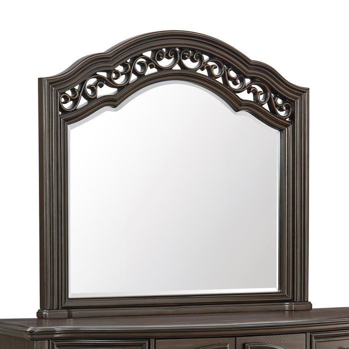 Brunswick Dresser and Mirror Set in Mahogany - American Home Express Outlet (San Antonio, TX)