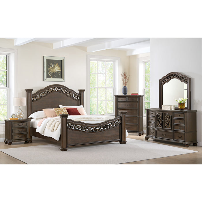 Brunswick 7-Drawer Dresser in Mahogany - American Home Express Outlet (San Antonio, TX)