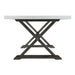 Lexi Dining Table in Espresso Base / White Marble Top - American Home Express Outlet (San Antonio, TX)