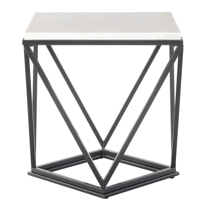 Riko End Table W/ Metal Leg - American Home Express Outlet (San Antonio, TX)