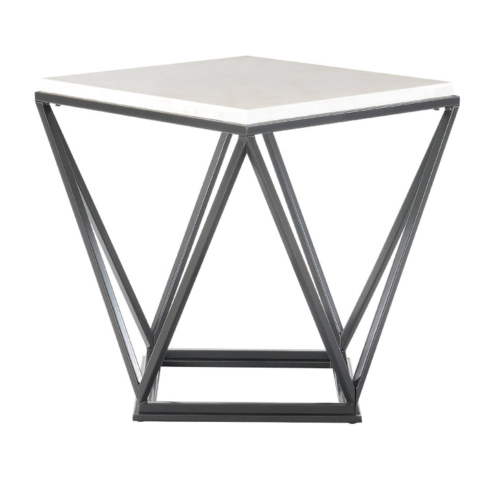 Riko End Table W/ Metal Leg - American Home Express Outlet (San Antonio, TX)