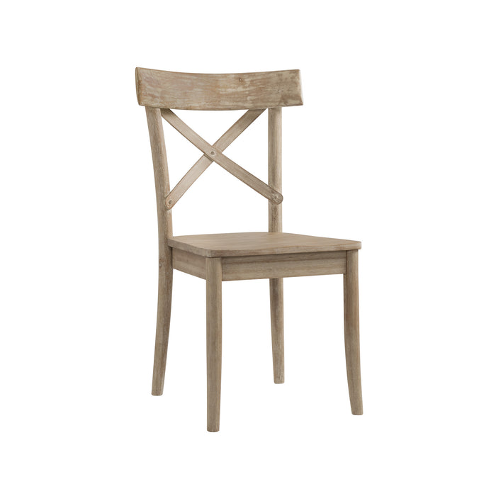 Callista Round Standard Height 5PC Dining Set-Table and Four Chairs - American Home Express Outlet (San Antonio, TX)