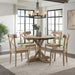 Callista Round Standard Height 5PC Dining Set-Table and Four Chairs - American Home Express Outlet (San Antonio, TX)