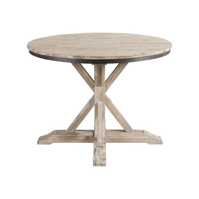 (D680-30) Callista- Round Dining Table- Beach/Natural
