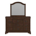 Cameron Cherry Dresser & Mirror Set - American Home Express Outlet (San Antonio, TX)