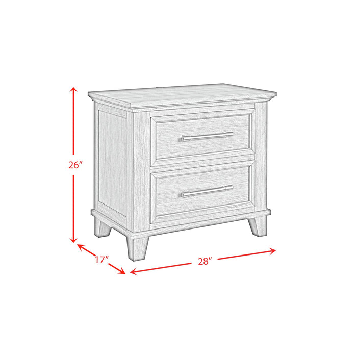 Canterbury 2-Drawer Nightstand with USB - American Home Express Outlet (San Antonio, TX)