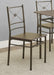 Anna 5-piece Rectangular Dining Set Dark Bronze - American Home Express Outlet (San Antonio, TX)