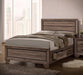 Kauffman California King, E.king, & Queen Panel Bed Washed Taupe - American Home Express Outlet (San Antonio, TX)