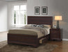 Kauffman California King, Eastren King, & Queen Panel Bed Dark Cocoa - American Home Express Outlet (San Antonio, TX)