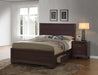 Kauffman California King, Eastren King, & Queen Panel Bed Dark Cocoa - American Home Express Outlet (San Antonio, TX)