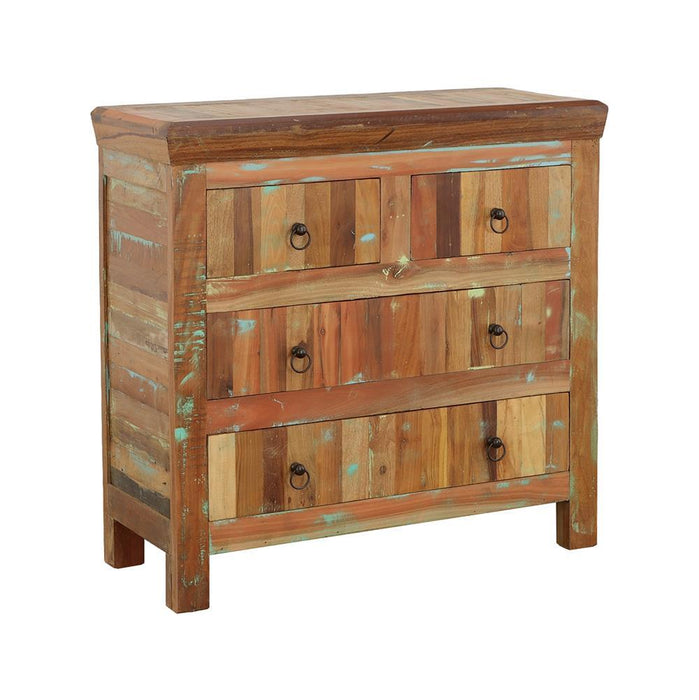 Harper 4-drawer Accent Cabinet Reclaimed Wood - American Home Express Outlet (San Antonio, TX)