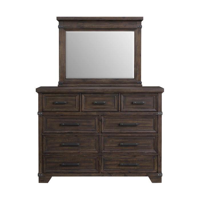 Colorado City Dresser and Mirror Set in Charcoal - American Home Express Outlet (San Antonio, TX)