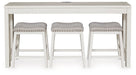 Robbinsdale Counter Height Dining Table and 3 Barstools Set - American Home Express Outlet (San Antonio, TX)