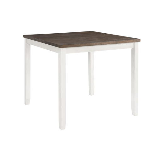 Martin 5pc Counter Set (Dark Brown Top - White Base) - American Home Express Outlet (San Antonio, TX)