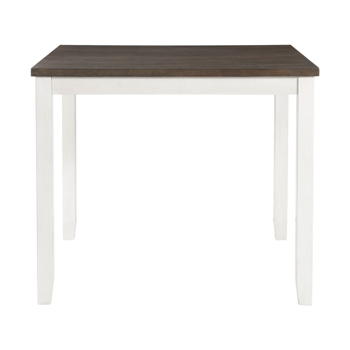 Martin 5pc Counter Set (Dark Brown Top - White Base) - American Home Express Outlet (San Antonio, TX)