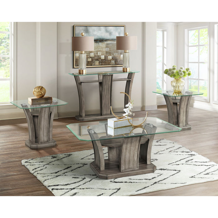 Dapper Rectangular Coffee Table Grey - American Home Express Outlet (San Antonio, TX)