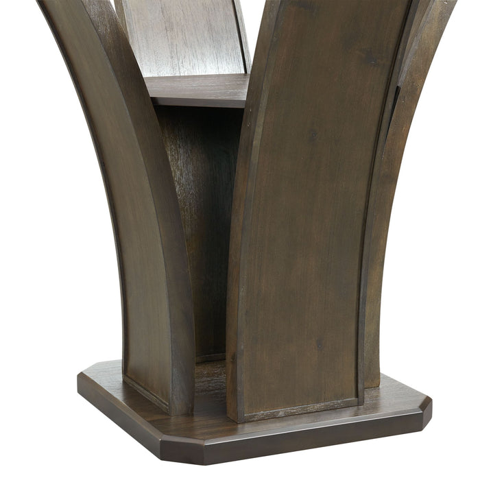 Dapper Grey Round Counter Table - American Home Express Outlet (San Antonio, TX)