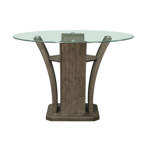 Dapper Grey Round Counter Table - American Home Express Outlet (San Antonio, TX)